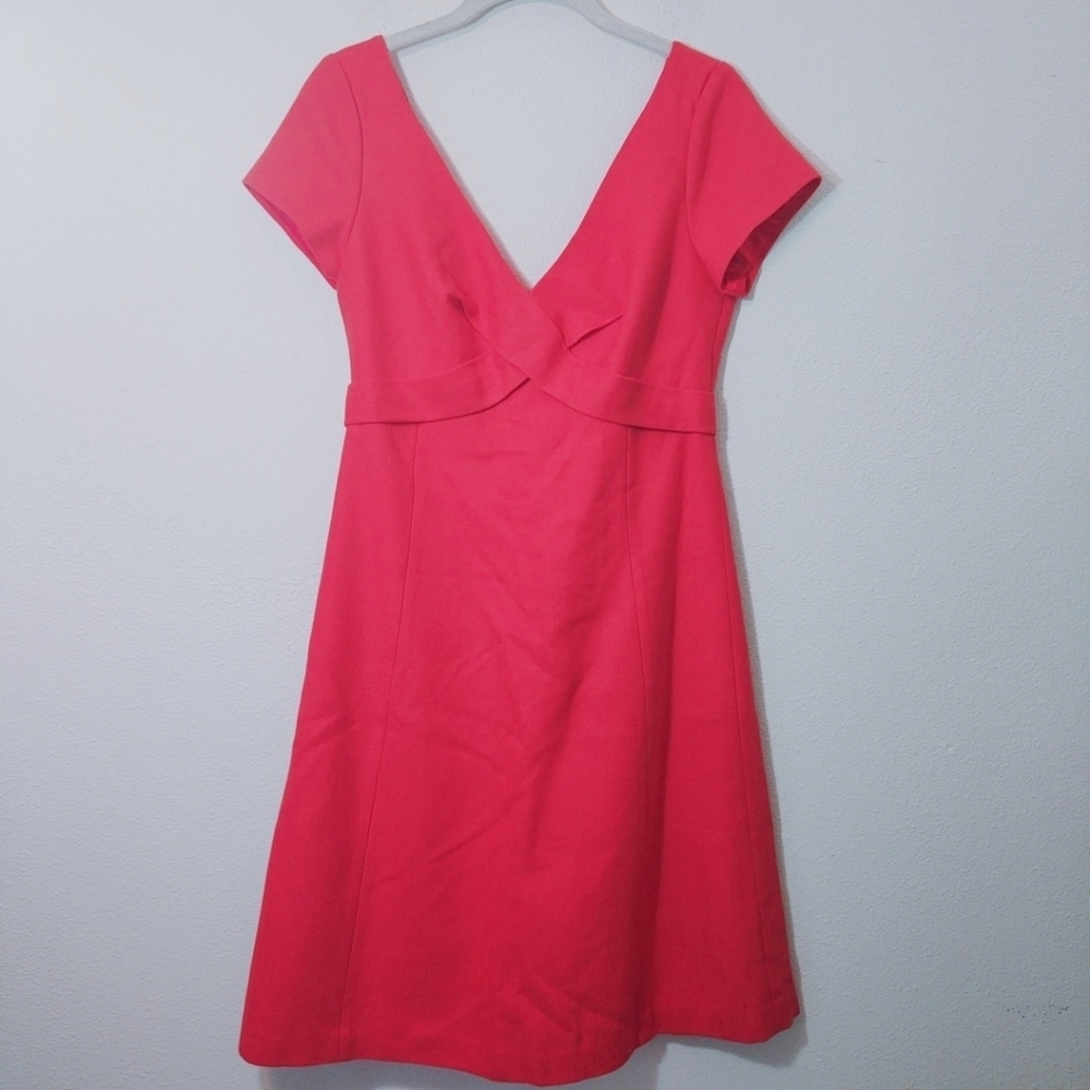 J. Crew RED Ella Wool Herringbone Dress NEW 4